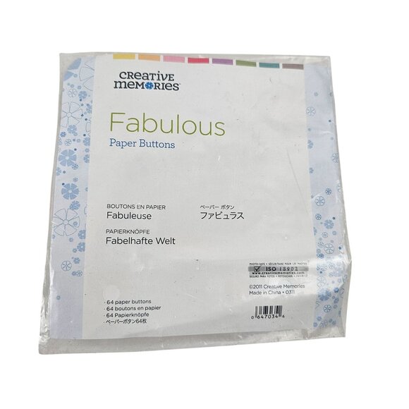 Creative Memories Fabulous Set Ribbons Paper Album Accents Flowers Buttons - Picture 8 of 9